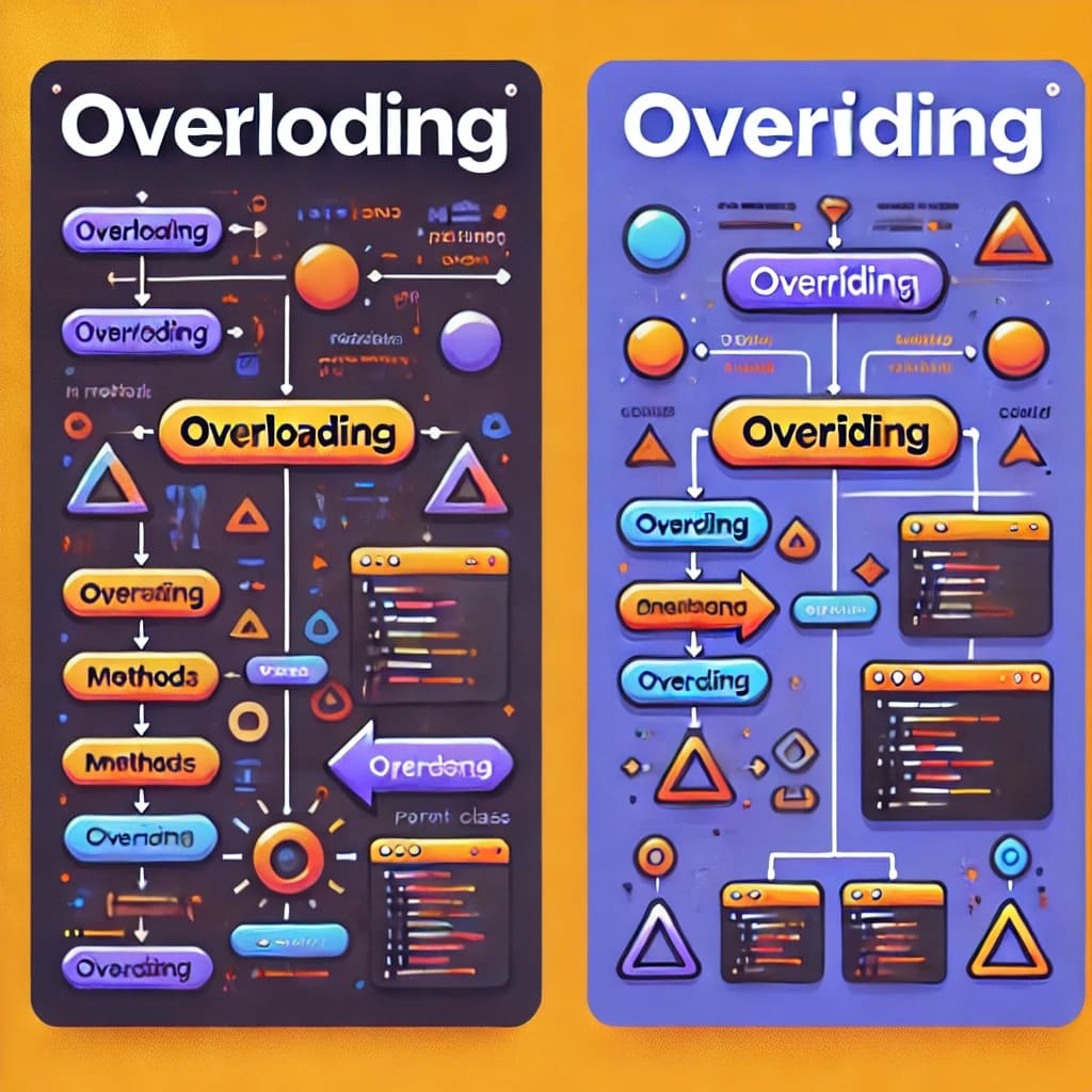 Read more about the article الفرق بين Overloading و Overriding في البرمجة الكائنية مع أمثلة عملية بلغة C# و Java