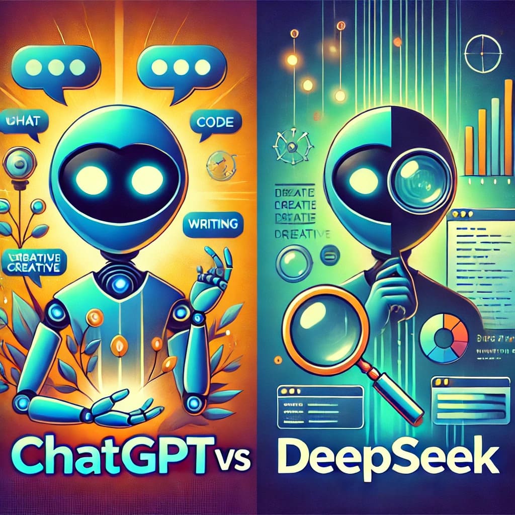 You are currently viewing مقارنة بين ChatGPT و DeepSeek: الذكاء الاصطناعي في المحادثة والبحث