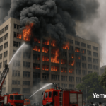 حريق في مبنى السنترال المركزي بالقاهرة يعطل خدمات الإنترنت ويصيب 22 شخصًا
